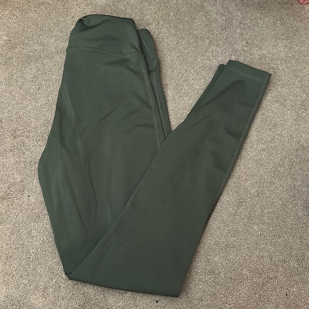 banana republic high waisted green leggings